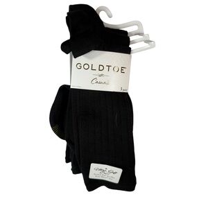 Gold Toe Black Casual Socks